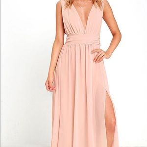 Heavenly Hues Maxi in Blush